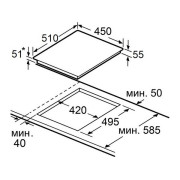 Варочная панель MAUNFELD AVCE4535SDBK электрическая