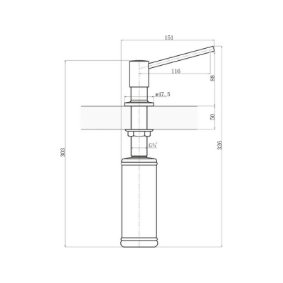 Дозатор Florentina Марко брауни Дозатор Florentina Марко брауни