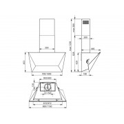 Вытяжка Falmec PRISMA WHITE 85
