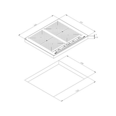 Варочная панель Teka IZF 64600 MSP BLACK (112500035) индукционная Варочная панель Teka IZF 64600 MSP BLACK (112500035) индукционная