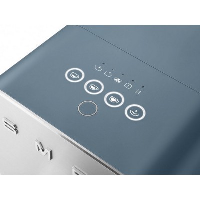 Кофемашина автоматическая SMEG BCC12SBMEU синий шторм матовый Кофемашина автоматическая SMEG BCC12SBMEU синий шторм матовый