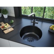 Мойка Paulmark Werra PM404646-GM, вороненая сталь