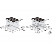 Варочная панель Brandt BPI6427B индукционная