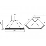 Вытяжка Elikor Форест Валенсия 90П-700-П3Д бежевый/дуб неокр