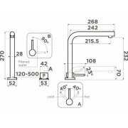 Смеситель Omoikiri Nara 2 Plus-C латунь/хром (4994366)