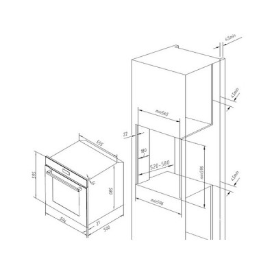 Духовой шкаф GRAUDE BM 60.2 O Духовой шкаф GRAUDE BM 60.2 O