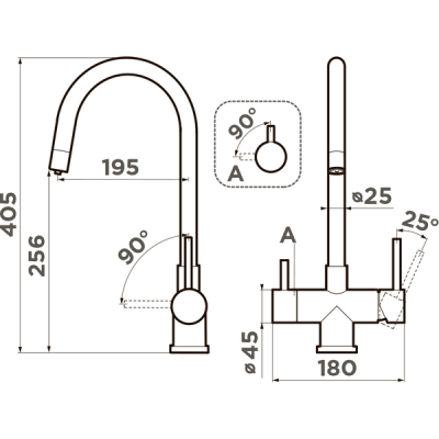 Смеситель Omoikiri Akita-BN нерж. сталь/нержавеющая сталь (4994086) Смеситель Omoikiri Akita-BN нерж. сталь/нержавеющая сталь (4994086)
