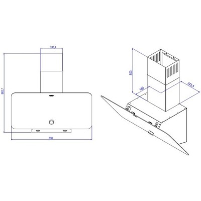Вытяжка Kanzler D 509 S Вытяжка Kanzler D 509 S