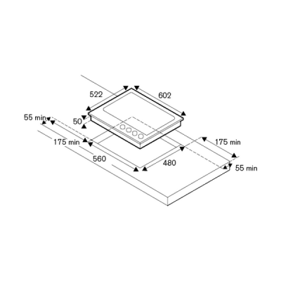 Варочная панель Bertazzoni P604LPROX газовая Варочная панель Bertazzoni P604LPROX газовая