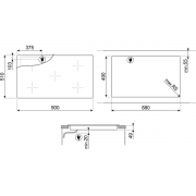 Варочная панель SMEG SI2M7953DW индукционная