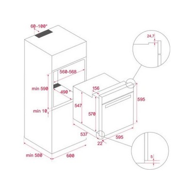 Духовой шкаф TEKA HSB 635 SS (111010054) Духовой шкаф TEKA HSB 635 SS (111010054)