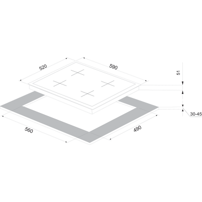 Варочная панель Kuppersberg FG 64 B газовая Варочная панель Kuppersberg FG 64 B газовая