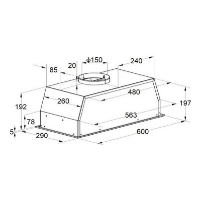 Вытяжка MAUNFELD THAMES 603PM нержавеющая сталь Вытяжка MAUNFELD THAMES 603PM нержавеющая сталь
