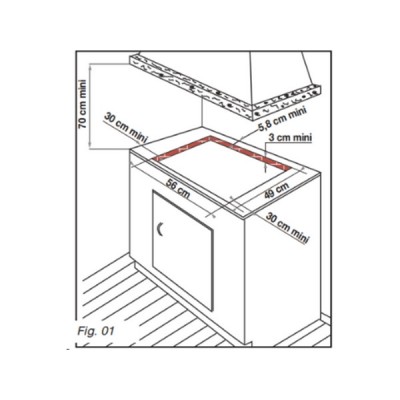 Варочная панель De Dietrich DPI7602BM комбинированная Варочная панель De Dietrich DPI7602BM комбинированная