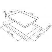 Варочная панель SMEG SPR864BGH газовая