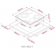 Варочная панель Kuppersberg ECS 622 C электрическая