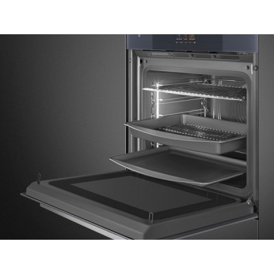 Духовой шкаф SMEG SO6104APG с паром и СВЧ Духовой шкаф SMEG SO6104APG с паром и СВЧ