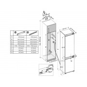 Холодильник Exiteq EXR-203 встраиваемый