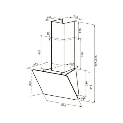 Вытяжка KRONA BELINDA 600 white SGC Вытяжка KRONA BELINDA 600 white SGC