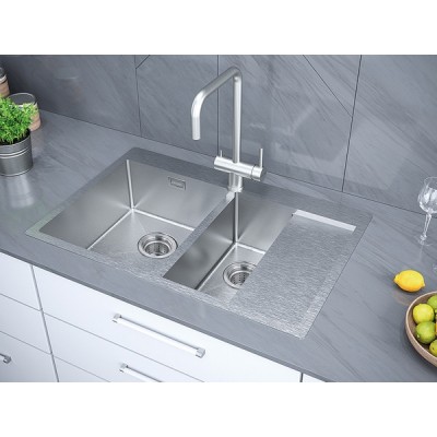 Мойка Paulmark Union PM537851-BSL, брашированная нерж. сталь Мойка Paulmark Union PM537851-BSL, брашированная нерж. сталь