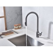 Смеситель Paulmark Universal Un213880-GM, вороненая сталь