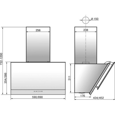 Вытяжка Elikor Жемчуг 60П-700-Е4Д антрацит/черный Вытяжка Elikor Жемчуг 60П-700-Е4Д антрацит/черный
