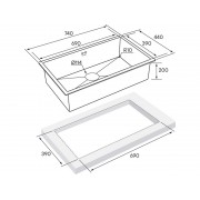 Мойка Paulmark Valde PM217444-BS, брашированная нерж. сталь
