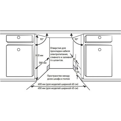 Посудомоечная машина MEFERI MDW6083 COMFORT PLUS Посудомоечная машина MEFERI MDW6083 COMFORT PLUS