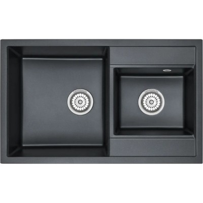 Мойка Kuppersberg MODENA 80 NL 1,5B1D темно-серый металлик Мойка Kuppersberg MODENA 80 NL 1,5B1D темно-серый металлик