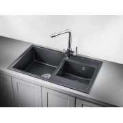 Мойка Kuppersberg MODENA 80 NL 1,5B1D темно-серый металлик
