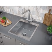 Мойка Paulmark Favor PM214551-BS, брашированная нерж. сталь