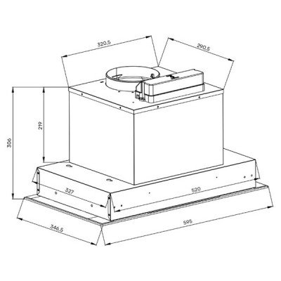 Вытяжка Kuppersberg INFLAT 60 W Вытяжка Kuppersberg INFLAT 60 W