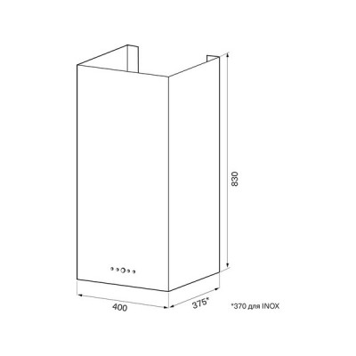 Вытяжка KRONA DITA R 400 black PB Вытяжка KRONA DITA R 400 black PB