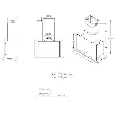 Вытяжка Korting KHC 65330 GN Вытяжка Korting KHC 65330 GN