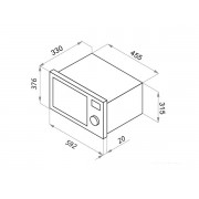 СВЧ-печь MAUNFELD JBMO.20.5GRBG