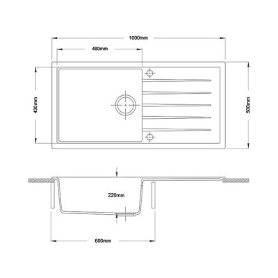 Мойка "Longran" Classic CLS914.457 - 08 Colorado Мойка "Longran" Classic CLS914.457 - 08 Colorado
