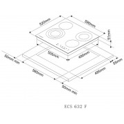 Варочная панель Kuppersberg ECS 632 F электрическая