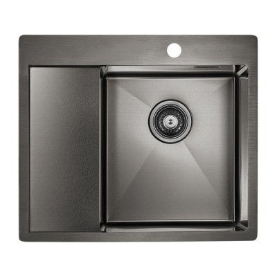 Мойка Paulmark Alster PM825951-GMR, вороненая сталь Мойка Paulmark Alster PM825951-GMR, вороненая сталь