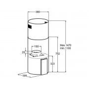 Вытяжка MAUNFELD ALBA 39 Isla чёрный