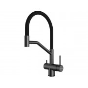 Смеситель Paulmark Rubert Ru213175-GM, вороненая сталь