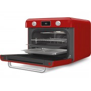 Мини-печь SMEG COF01RDEU с паром, красный