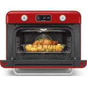 Мини-печь SMEG COF01RDEU с паром, красный