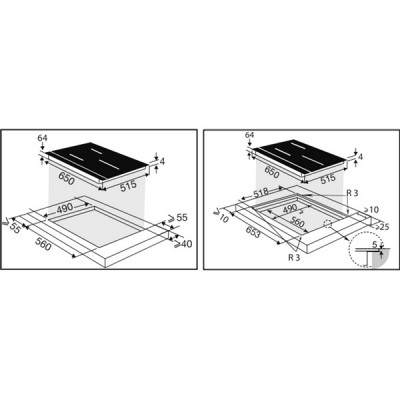 Варочная панель De Dietrich DPI7682X индукционная Варочная панель De Dietrich DPI7682X индукционная