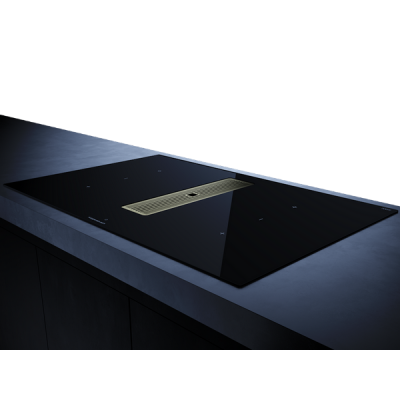 Варочная панель Kuppersbusch KMI 8350.0 SR Gold индукционная с вытяжкой Варочная панель Kuppersbusch KMI 8350.0 SR Gold индукционная с вытяжкой