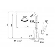 Смеситель Franke Atlas Neo Sensor, нерж. сталь (115.0625.489)