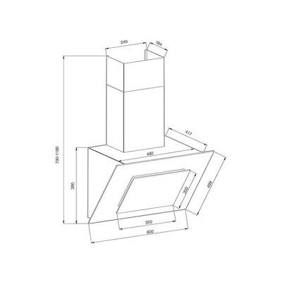 Вытяжка GRAUDE DHK 60.0 EL Вытяжка GRAUDE DHK 60.0 EL