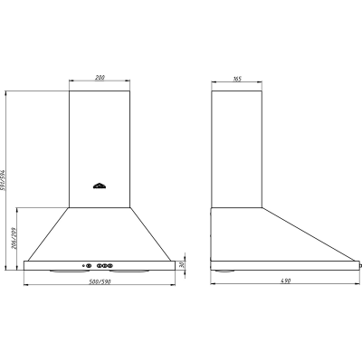 Вытяжка Elikor Оптима 50Н-400-К3Л нерж Вытяжка Elikor Оптима 50Н-400-К3Л нерж