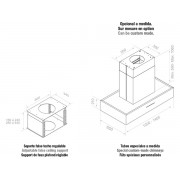 Вытяжка Pando I-1001/120 IX V.2200 ECO SEC