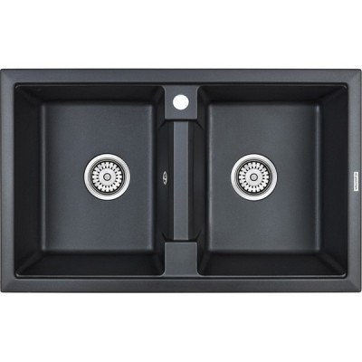 Мойка Paulmark Tandem 80/2 PM238150-BLM, черный металлик Мойка Paulmark Tandem 80/2 PM238150-BLM, черный металлик