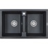Мойка Paulmark Tandem 80/2 PM238150-BLM, черный металлик Мойка Paulmark Tandem 80/2 PM238150-BLM, черный металлик